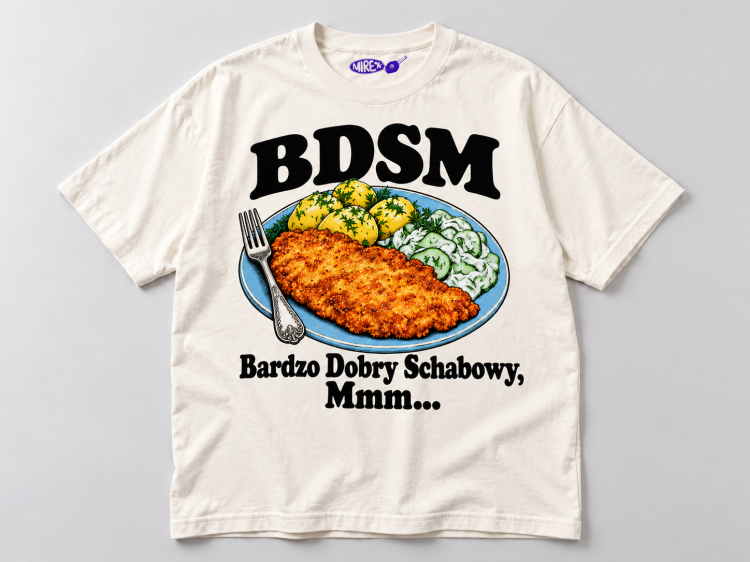 Koszulka BDSM — Bardzo Dobry Schabowy